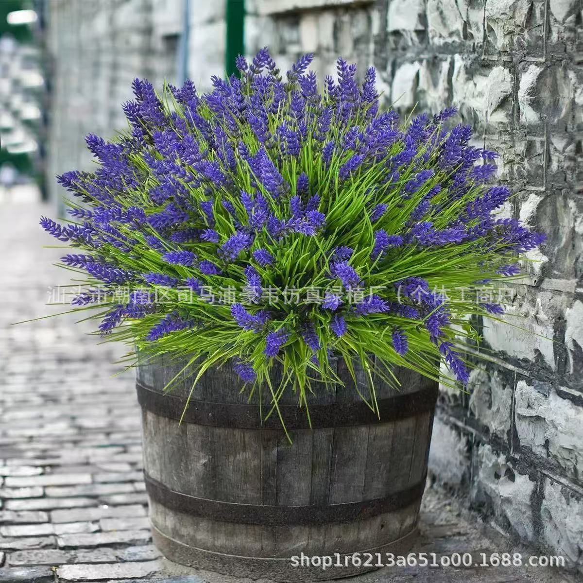 New Artificial Flowers, Spring Grass, Wheat Ears, Lavender, Plastic Fake Bouquets, Small Bunches of Flowers, Decorative Table Decorations, Partition Flower Beds