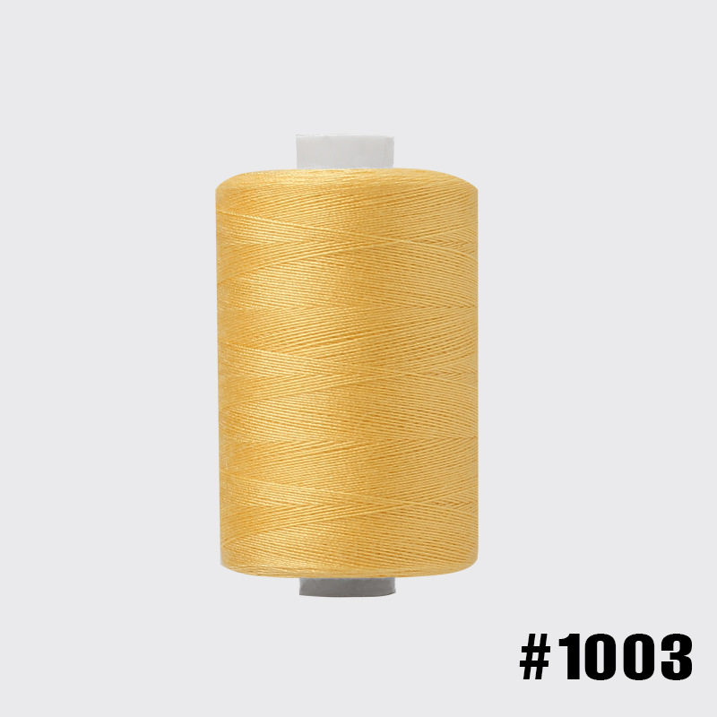 1000 yardas de hilo de poliéster de alta velocidad combinación de colores hogar hilo de coser mano hilo pequeño hilo fino dos hilos 402 hilo de coser