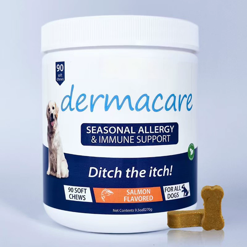 Hanyun уход за кожей домашних животных Сезонные аллергии мягкие жевательные таблетки аллергия на иммунную систему добавки для здоровья