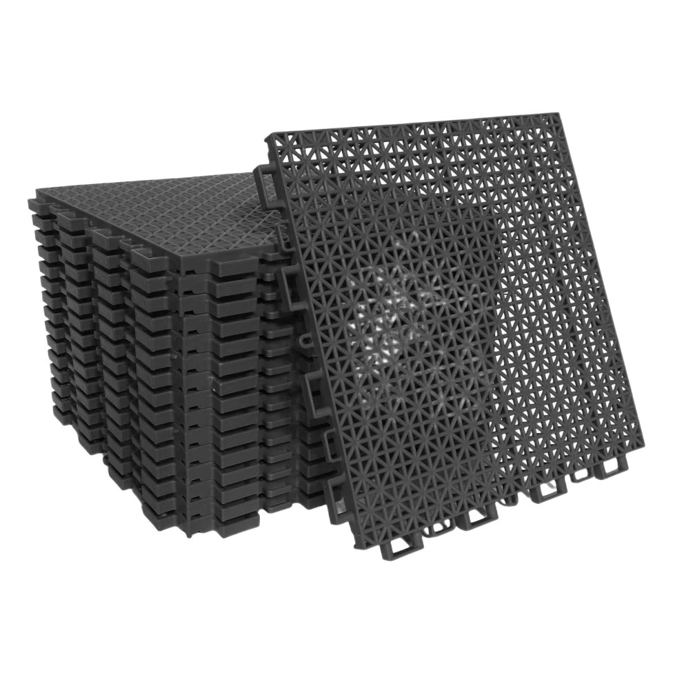 Производитель оптом противоскользящий модульный подвесной пол для детского сада, уличного баскетбольного корта, спортивного поля, устойчивый к падениям пол из PP пластика