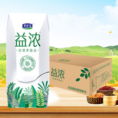 君乐宝益浓酸奶200g*6盒含膳食纤维0添加蔗糖多40%蛋白质常温奶