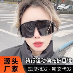 アウトドアスポーツサイクリングゴーグル登山スキー日焼け止めメガネ調光レンズ大型フレーム防風サングラス流行モデル