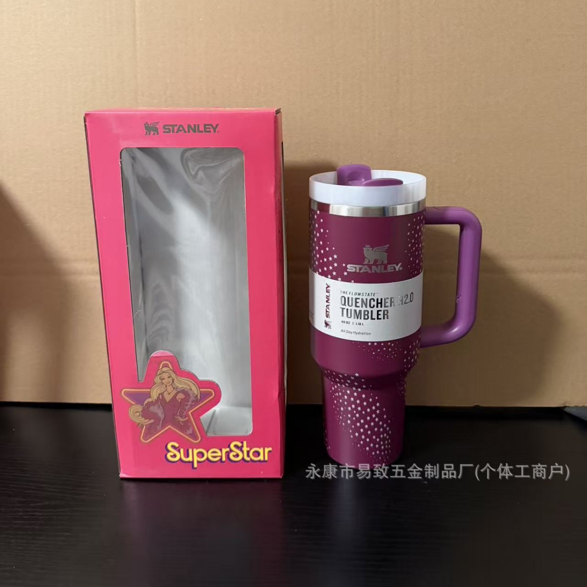 Vaso térmico Stanley Barbie 40 oz de acero inoxidable image 9