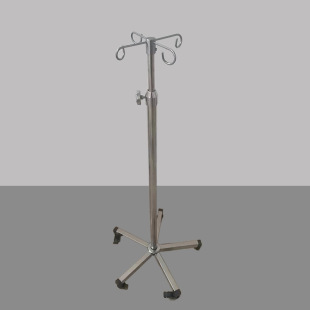 Full 304 Stainless Steel Infusion Chair Frame Height Adjustable Rubber Wheel with Brake Infusion Rod