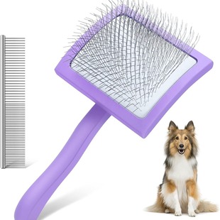 Solid Wood Pet Pin Comb for Hairdresser Pet Beauty Modeling Comb Pot Hair Comb Hair Brush Pet Comb Cat Comb