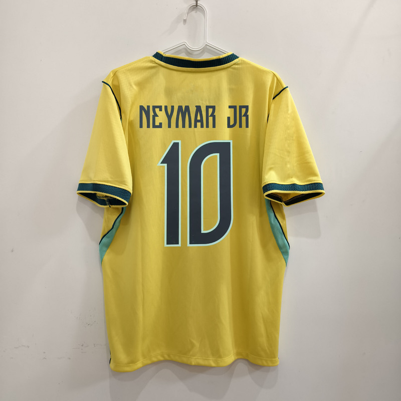 2026 World Cup Brazil Home and Away Jerseys No. 10 Neymar No. 7 Vinicius Fan Version Football Uniforms 2026 World Cup Brazil Home and Away Jerseys No. 10 Neymar No. 7 Vinicius Fan Version Football Uniforms
