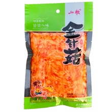 香辣金针菇下饭菜即食红油小咸菜酱菜麻辣下酒菜米饭配菜批发群木