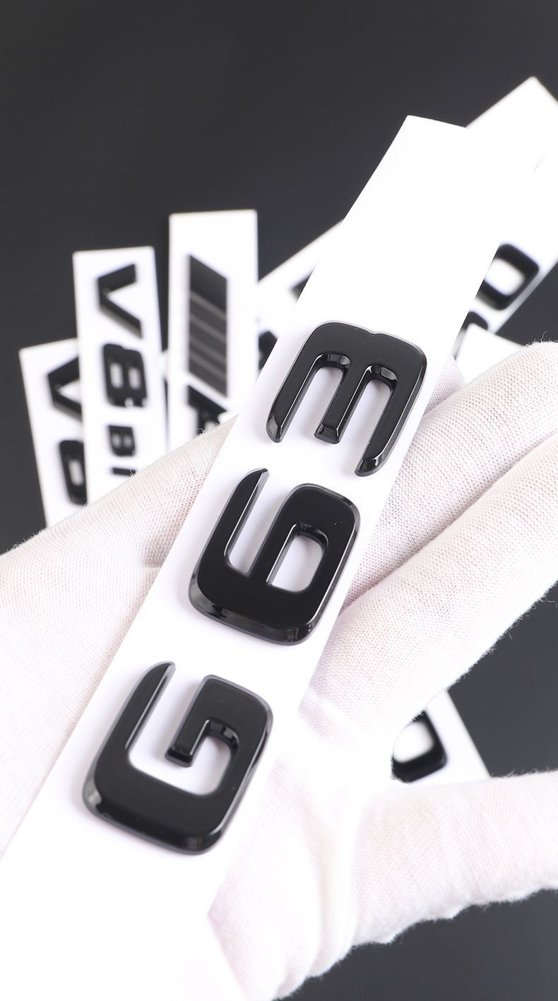 Mercedes-Benz G-Class G500 G350 G550 AMG G63 rear emblem, black warrior emblem, decorative sticker