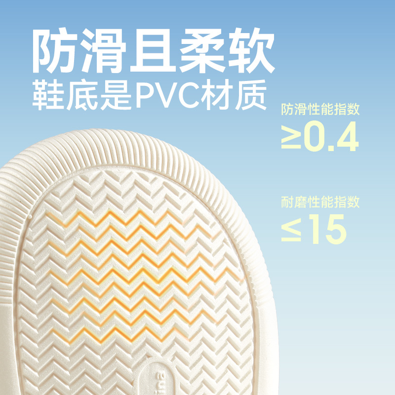 Zapatos de algodón para niños de otoño y invierno para niños en el hogar antideslizante de dibujos animados patito amarillo calentamiento zapatillas de algodón de lana para bebés