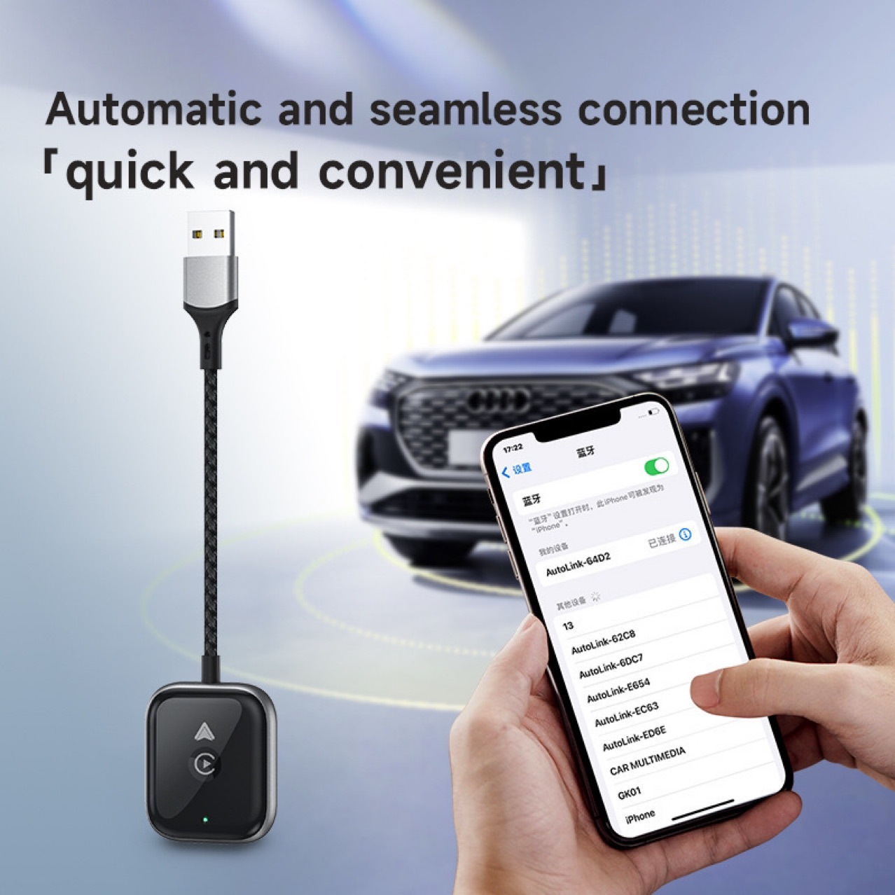 Car Apple carplay Box Original Car Wired to Wireless Car Machine Navigation Smart Adapter Android auto