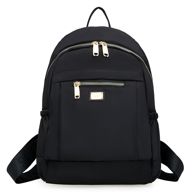 Multi-capa ligera de gran capacidad madre bolsa de viaje de ocio al aire libre de las mujeres mochila portátil simple contraste de color mochila