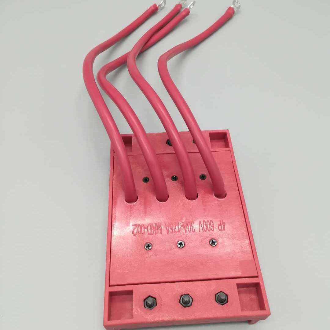 科多 4P无接缝滑触线 安全导轨中间馈电器供电器MKD-56041双头