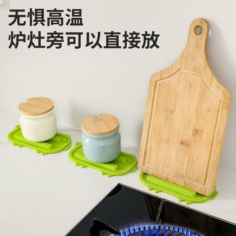 多功能家用台面置物沥水垫厨房灶台锅盖防滑垫防油防污锅盖放置垫|undefined