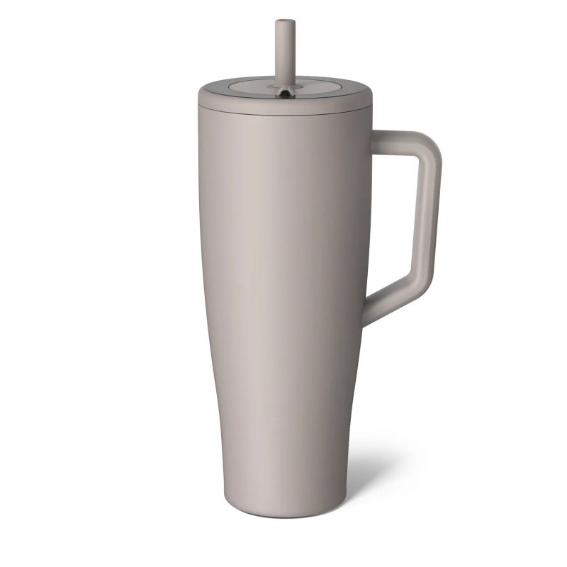 Nuevo mango transfronterizo de 40oz taza de automóvil taza de paja de acero inoxidable taza de aislamiento térmico taza de hielo portátil al aire libre de gran capacidad