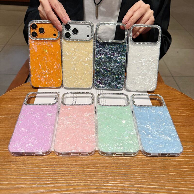 Suitable for Iphone18Promax Starry Sky Glitter Shell Pattern Mobile Phone Case Apple 17Pro Accessible Luxury Imd Protective Cover Suitable for Iphone18Promax Starry Sky Glitter Shell Pattern Mobile Phone Case Apple 17Pro Accessible Luxury Imd Protective Cover