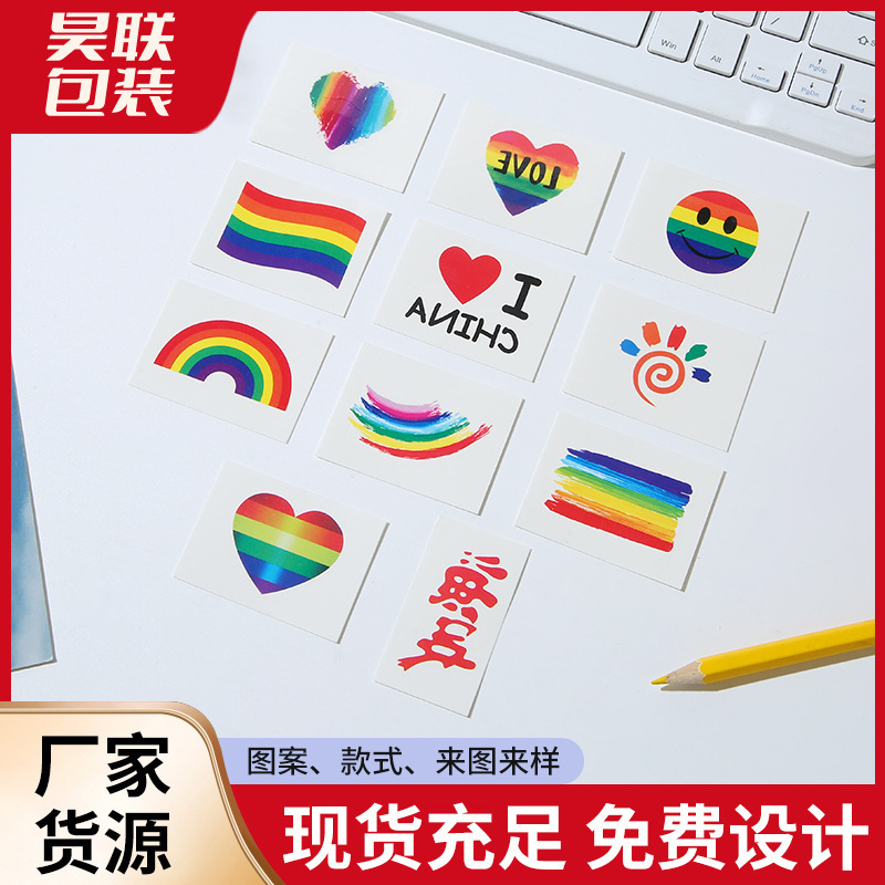 Spot Creative Tattoo Stickers Colorfulful Waterproof Disposable Tattoo Stickers Arm Arm Tattoo Stickers Wholesale
