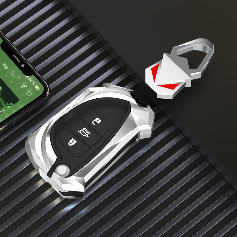 [업그레이드 + 발광 버튼] F 밝은 실버 + 빨간 눈 버튼