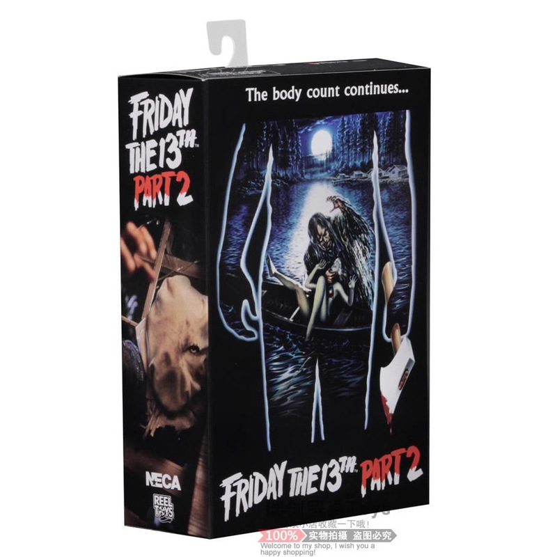 Neca 39719 Black No. 5 13 Bushou Jason Deluxe Edition 7inch Doll Model