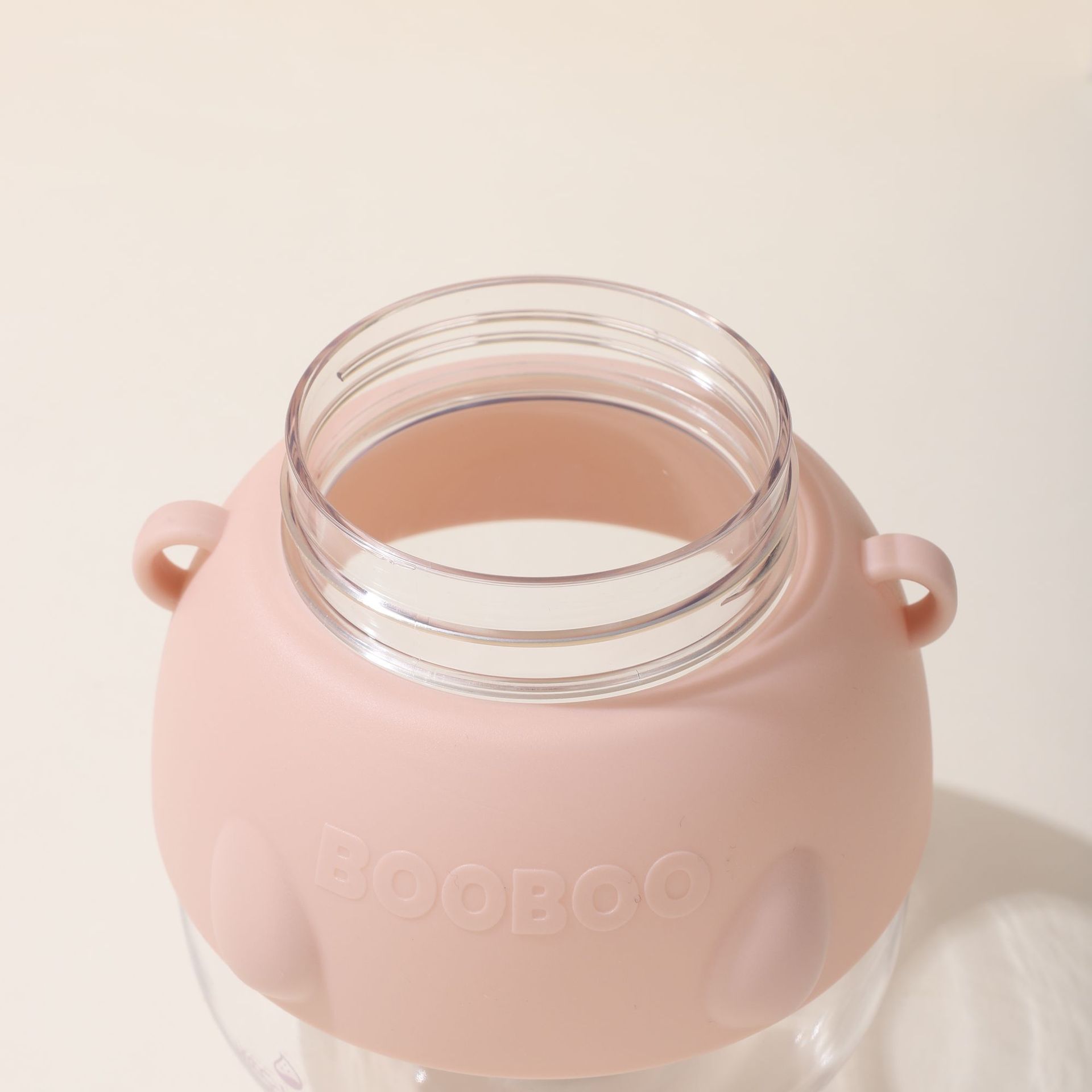 Botella de agua escolar con pajilla, plástico resistente al calor
