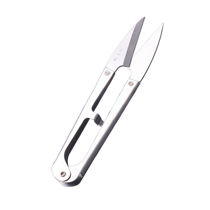 Zhang Xiaoquan, tijeras de hilo de acero inoxidable grandes y pequeñas, tijeras de hilo de recorte, tijeras pequeñas, tijeras de punto de cruz en forma de U, tijeras de hilo de resorte