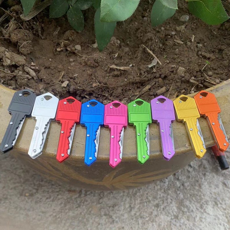 Aluminum alloy key knife folding knife folded folding small knife…