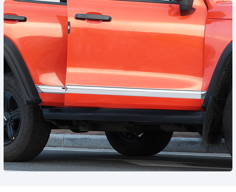 Suitable for 20-25 Models of Tank 300 Modified Body Trim Strips, Wey Car Door Bright Strips, Anti-Scratch and Anti-Collision Decorative Parts