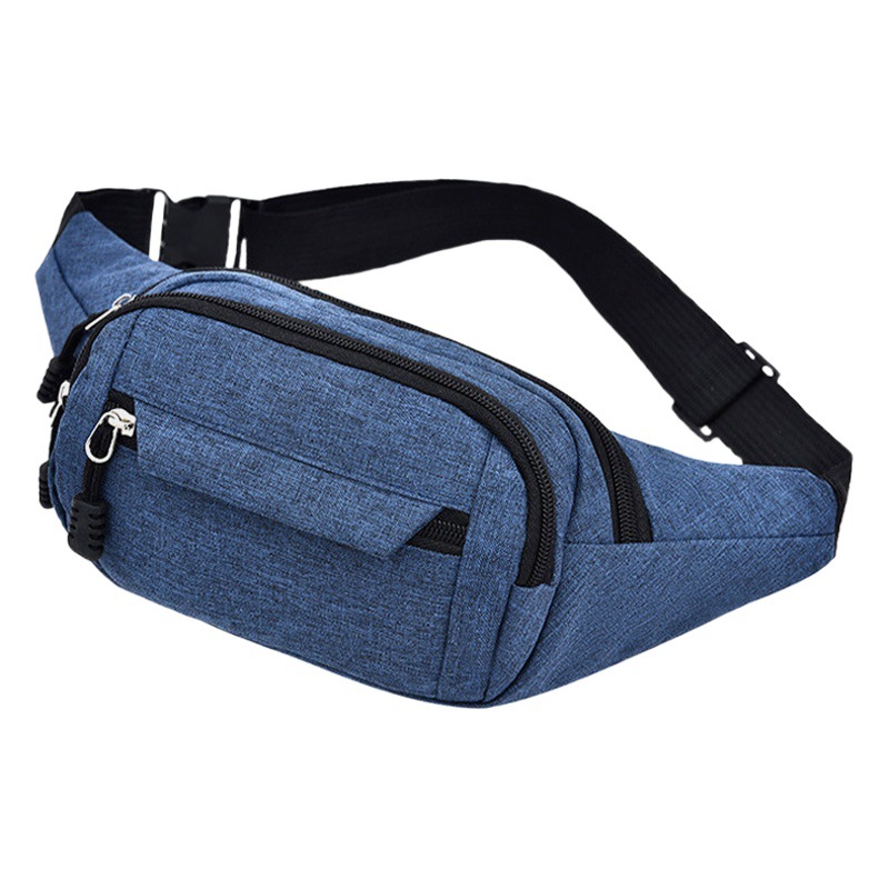 New Men's and Women's Outdoor Sports Mobile Phone Bag Multi-functional Casual Shoulder Crossbody Bag Stall Collection Multi-layer Waist Bag Batch