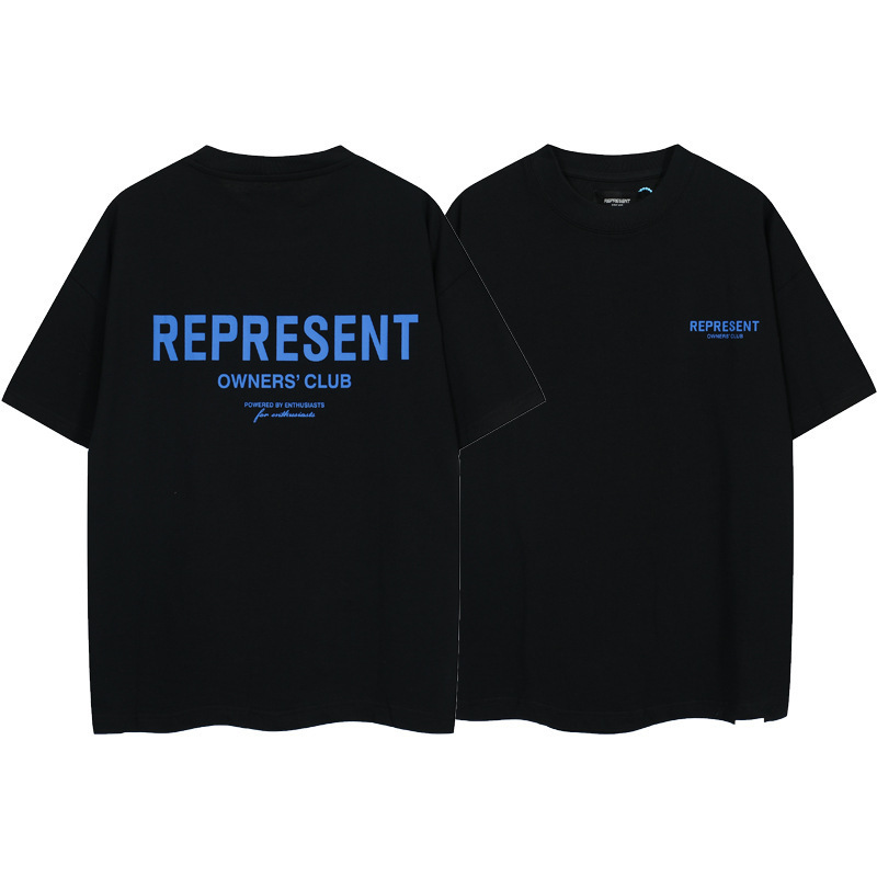 Trendy Brand American Style High Street Letter Cartoon Print Vintage Men's and Women's Couple's Round Neck All-Match Loose Short-Sleeved T-Shirt Trendy Trendy Brand American Style High Street Letter Cartoon Print Vintage Men's and Women's Couple's Round Neck All-Match Loose Short-Sleeved T-Shirt Trendy