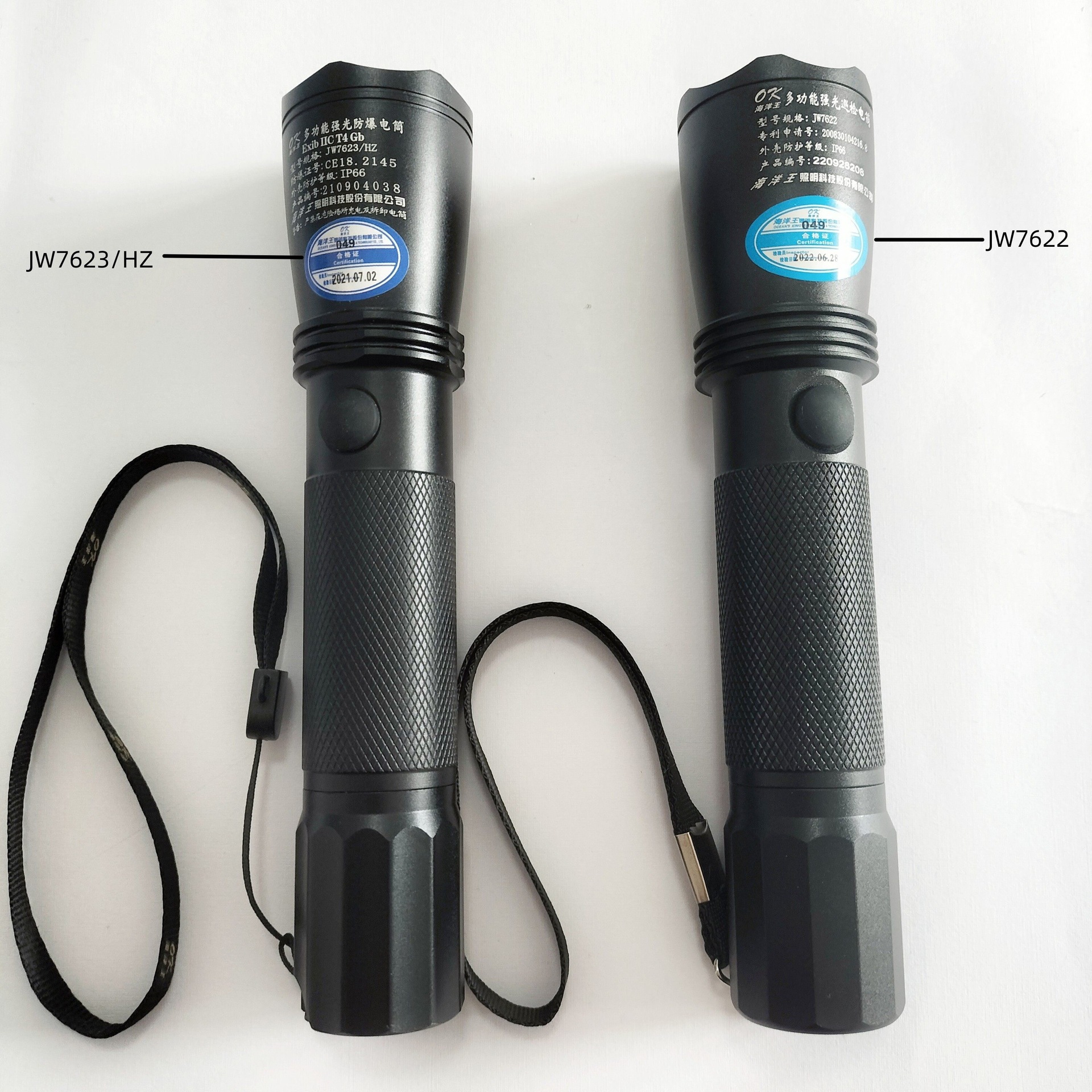 Jw76/Hz Explosion-Proof Multi-Functional Strong Light Flashlight Jw76 Inspection Waterproof