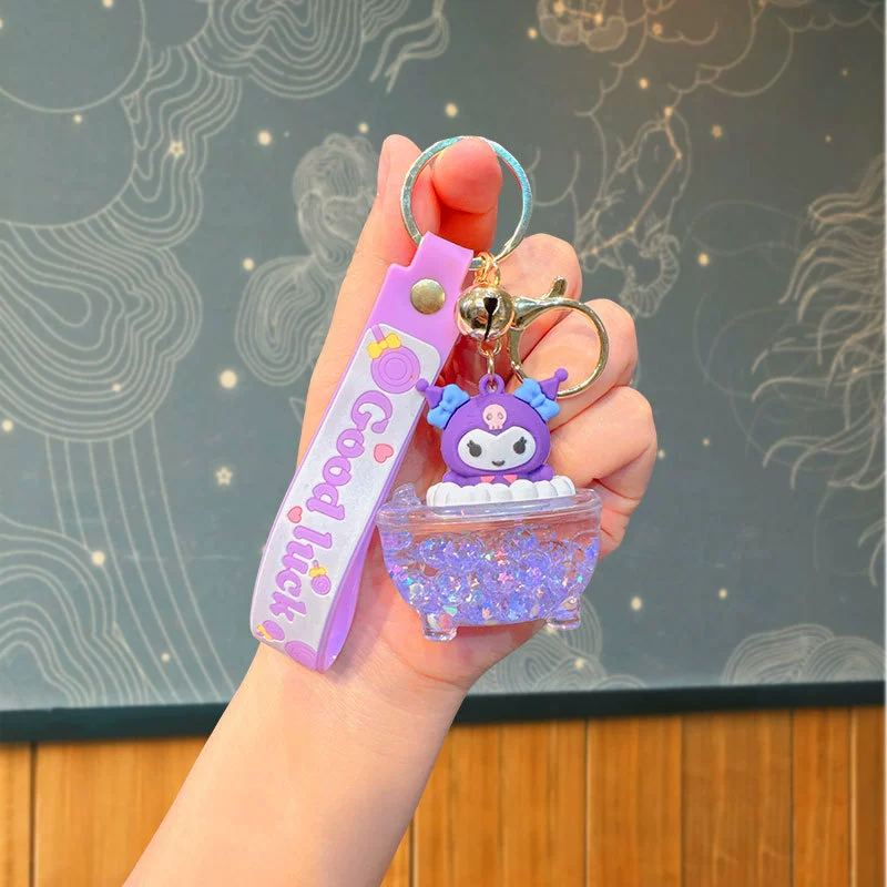 Accessories, acrylic backpack on chain, cute pendant