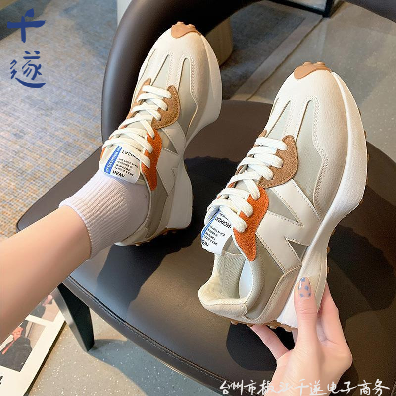 春秋阿甘鞋薄款厚底女新款腰2025小蛮潮牌运动鞋透气鞋跑步松糕|undefined
