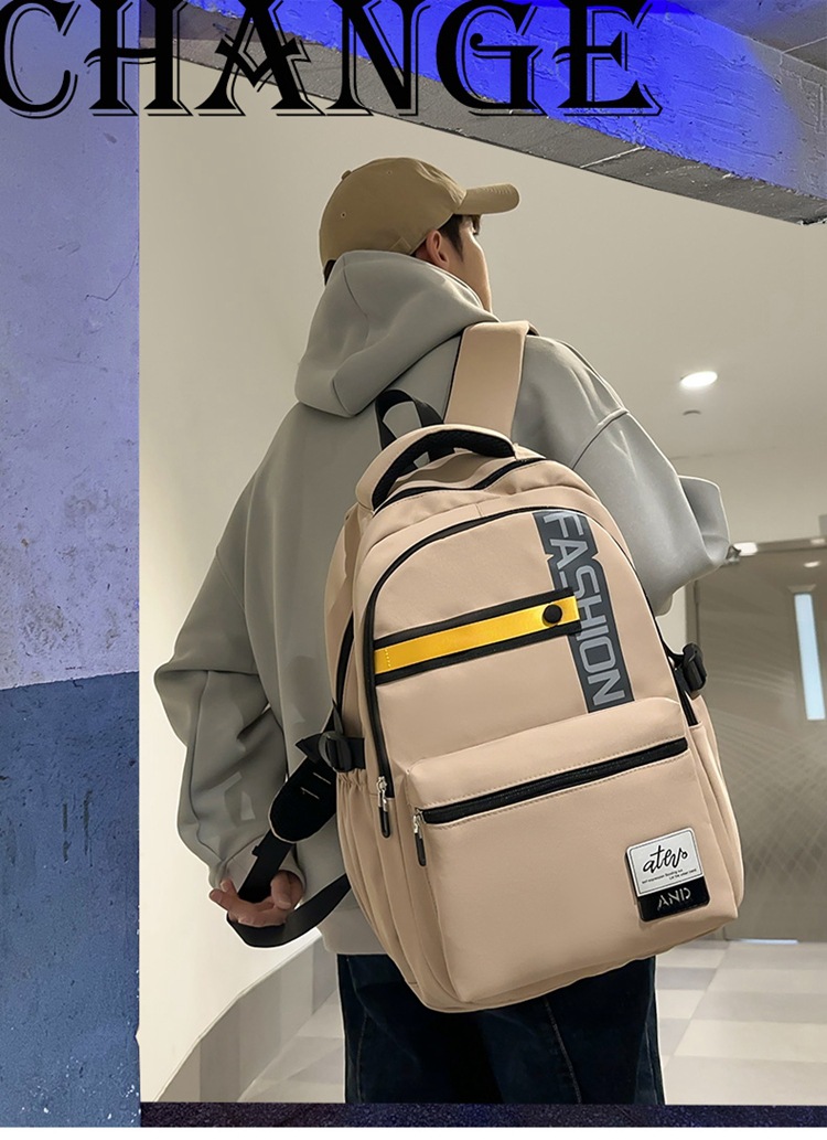 Kids Backpacks New Fashion Trend Backpack Large Capacity Outdoor Leisure Travel Bag Computer Bag Men's Backpack Student Schoolbag_voghion.com