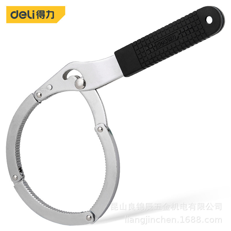 得力工具 手铐式滤清器扳手拆装机油格机油滤芯扳手工具DL7408 10