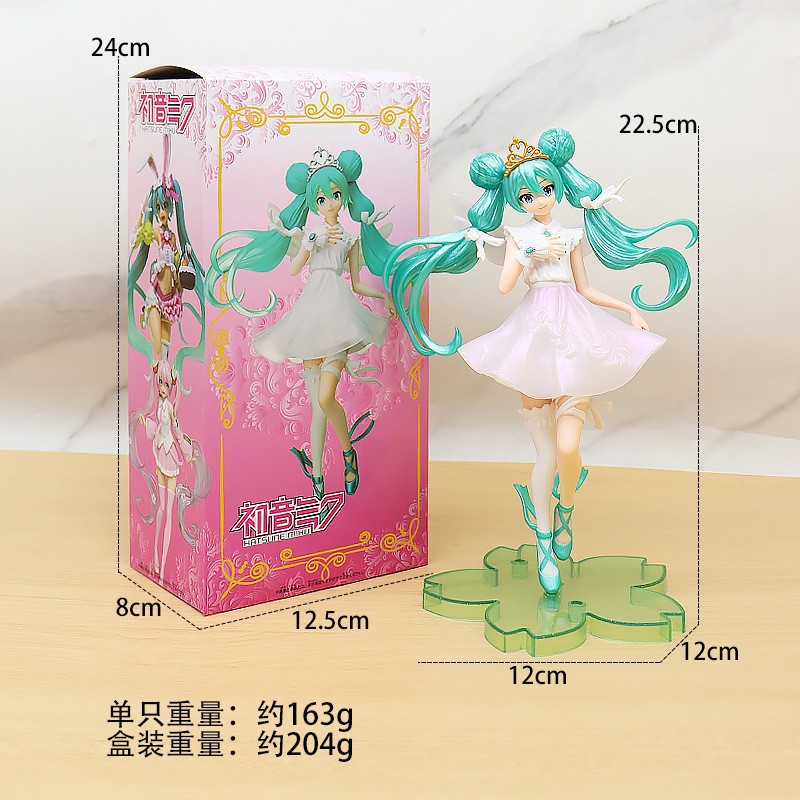 クリスマス初音フィギュア未来二次元筐体フィギュアデスクトップ置物女の子グッズプレゼント卸