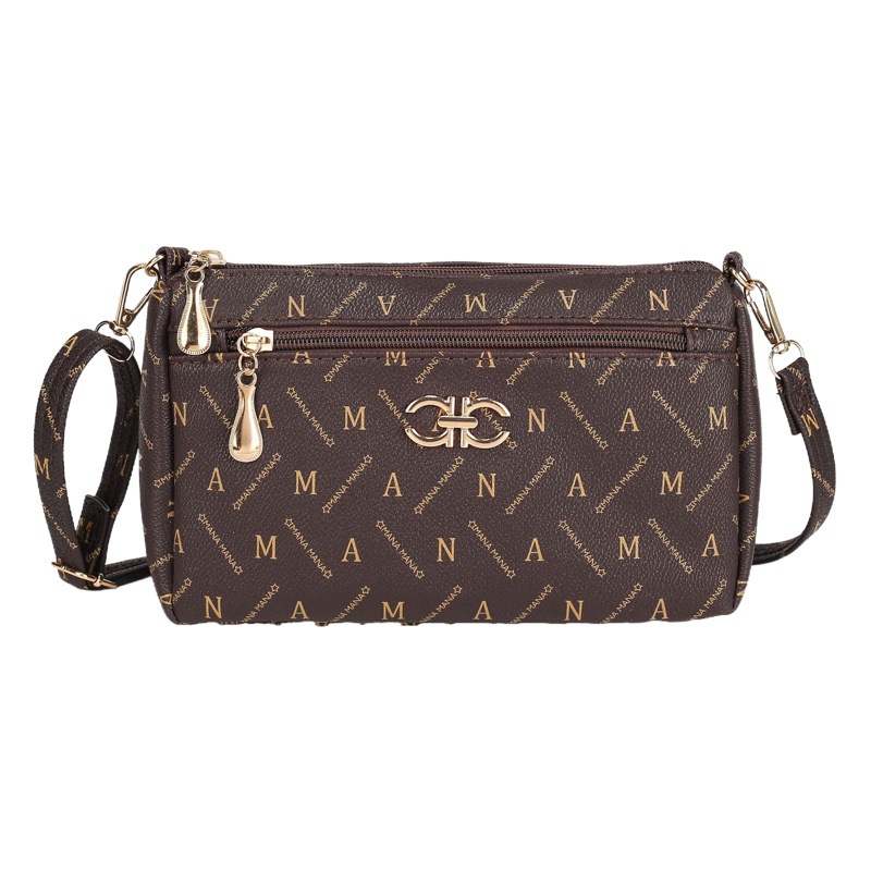 Small Square Bag Ins New Women's Bag Fashion Middle-Aged Simple Pu Versatile Shoulder Bag Women's Crossbody Small Bag