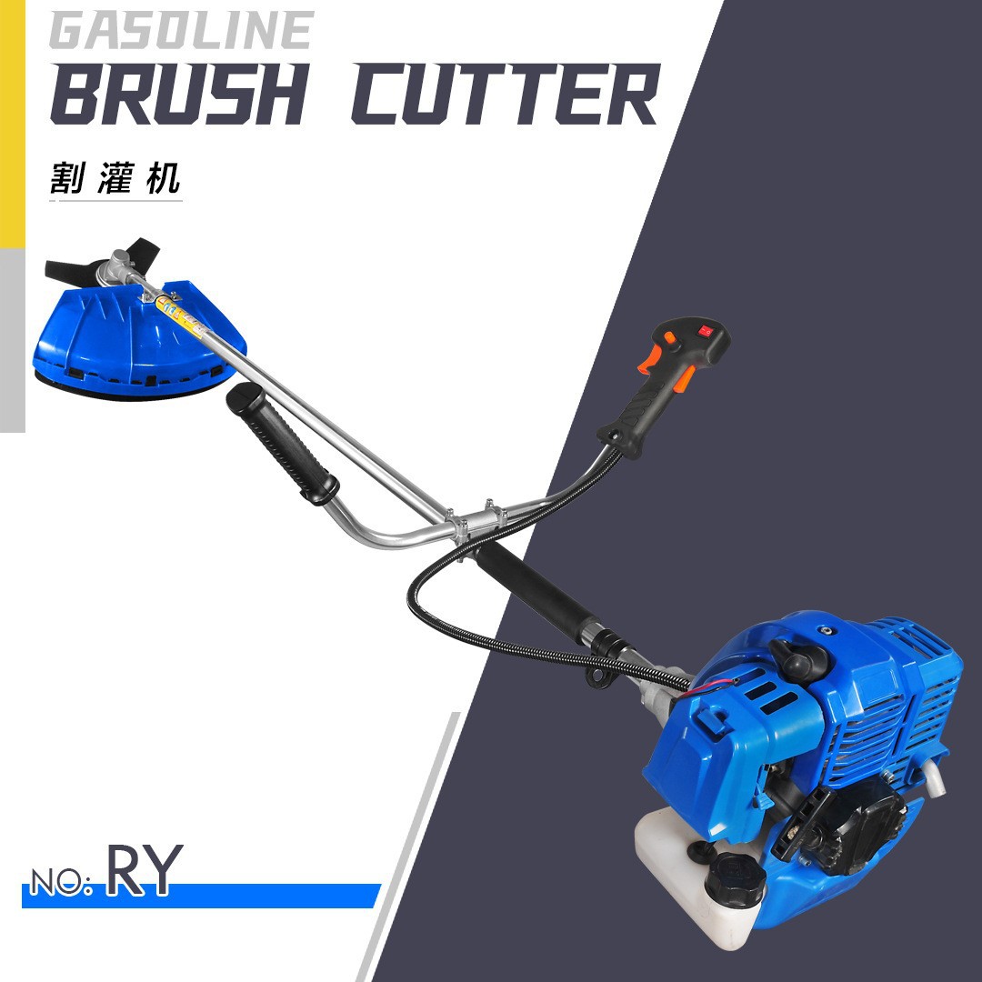 手提式汽油割草机背负式农用收割除草神器不弯腰开荒除草割灌机