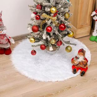 Cross-border tree skirt 78cm90cm122cm150cm Christmas tree tree skirt Christmas tree bottom decorative sequins snowflake tree skirt