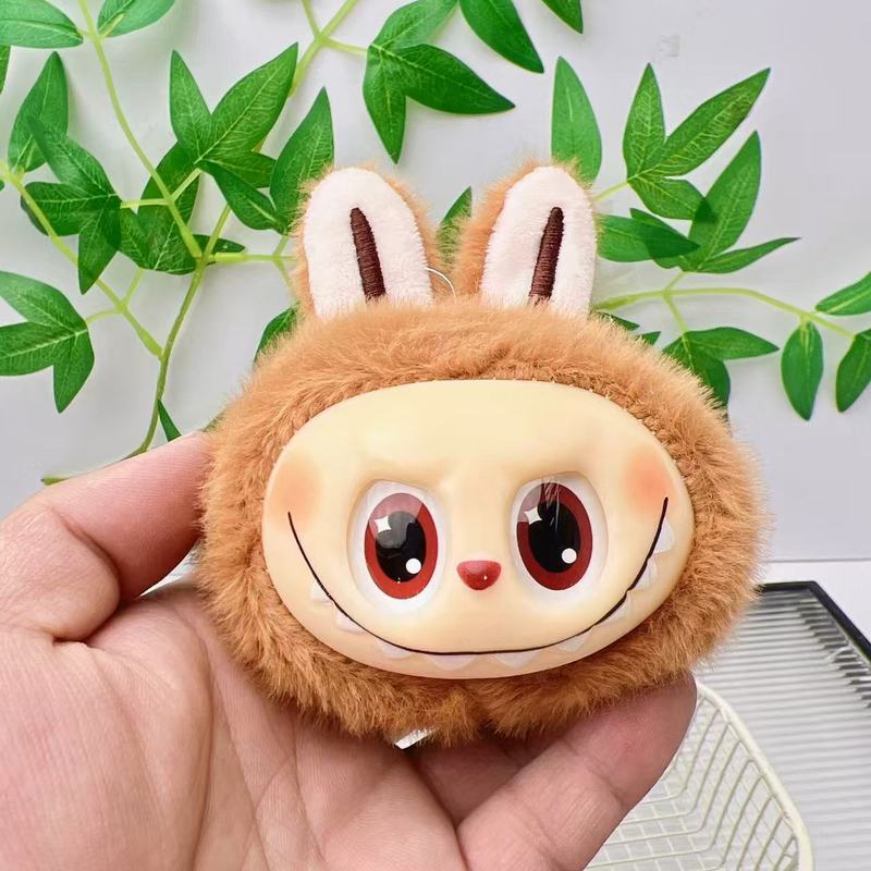 インターネット有名人かわいいビニールラブヘッドペンダントぬいぐるみ漫画バッグペンダントキーホルダー人形|undefined