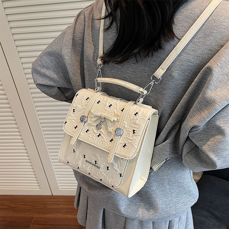 女包2025新款潮流小众设计质感通勤百搭甜美可爱双肩包批发|undefined