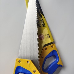 Supply 18-inch two-color handle hand saw for woodworking, garden saw, fruit tree saw, iron bar saw, Linyi hardware tools