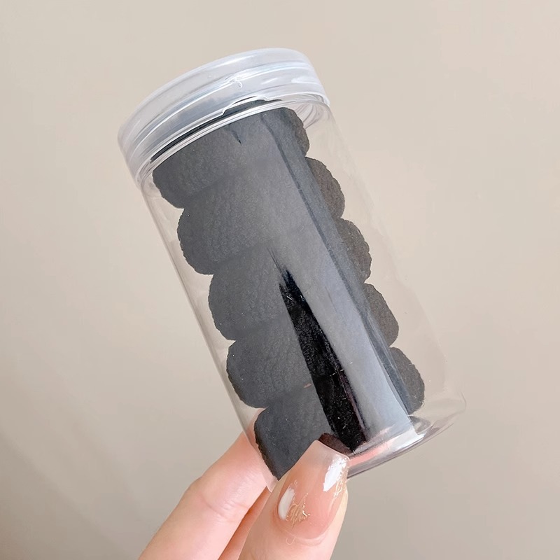 Cola de caballo alta cuerda para el cabello cuerda para el cabello para mujer anillo rojo neto 2025 nueva banda de goma alta elasticidad funda de cuero duradera tocado