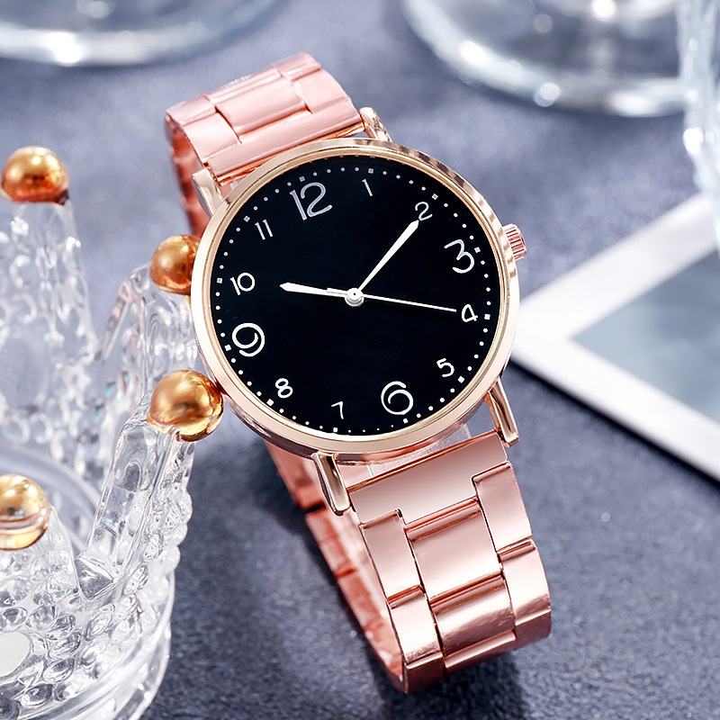 Montre d'étudiant de mode de loisirs pour femmes de nouvelle ceinture en acier inoxydable_voghion.com