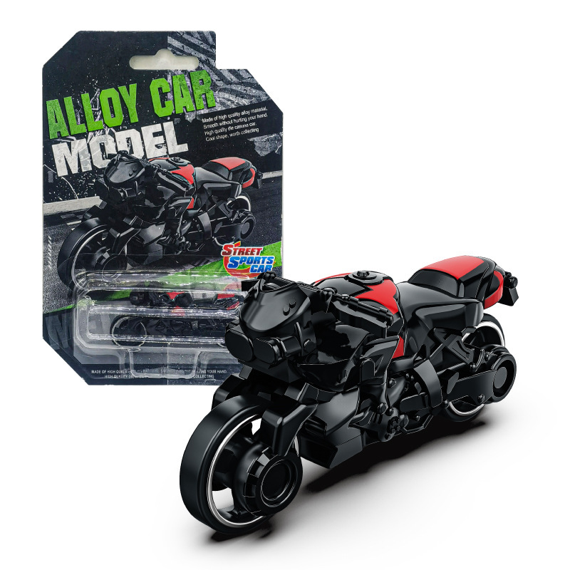 クロスボーダー製品 Amazon のベストセラー合金オートバイ 1:64 モデルレーシングオートバイボーイ慣性車厚くて落下に強い|undefined
