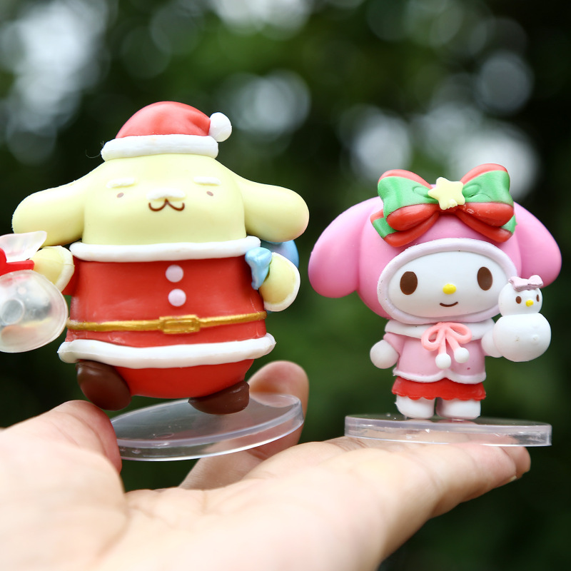 可爱卡通圣诞KT公仔萌女孩治愈系玩偶摆件盲盒动漫周边小手办礼品|undefined