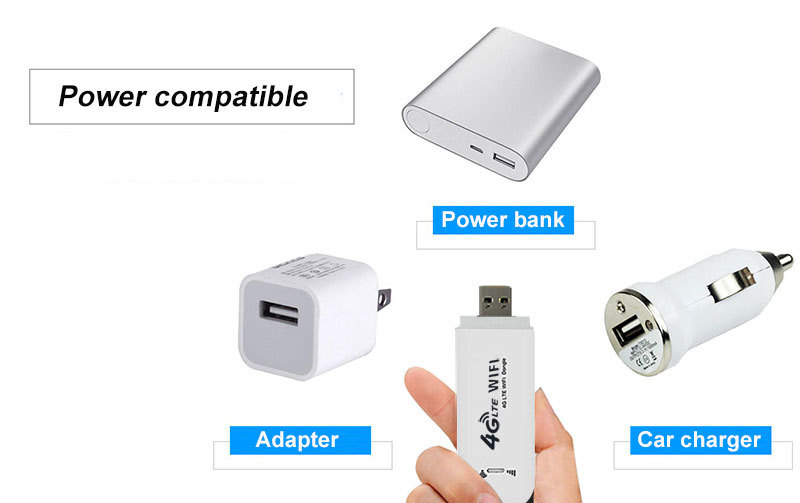 4G tragbarer WiFi-Router, USB-Auto-Mobilhotspot, Outdoor-Netzwerkkarte