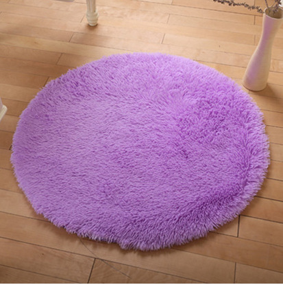 긴 머리 보라색