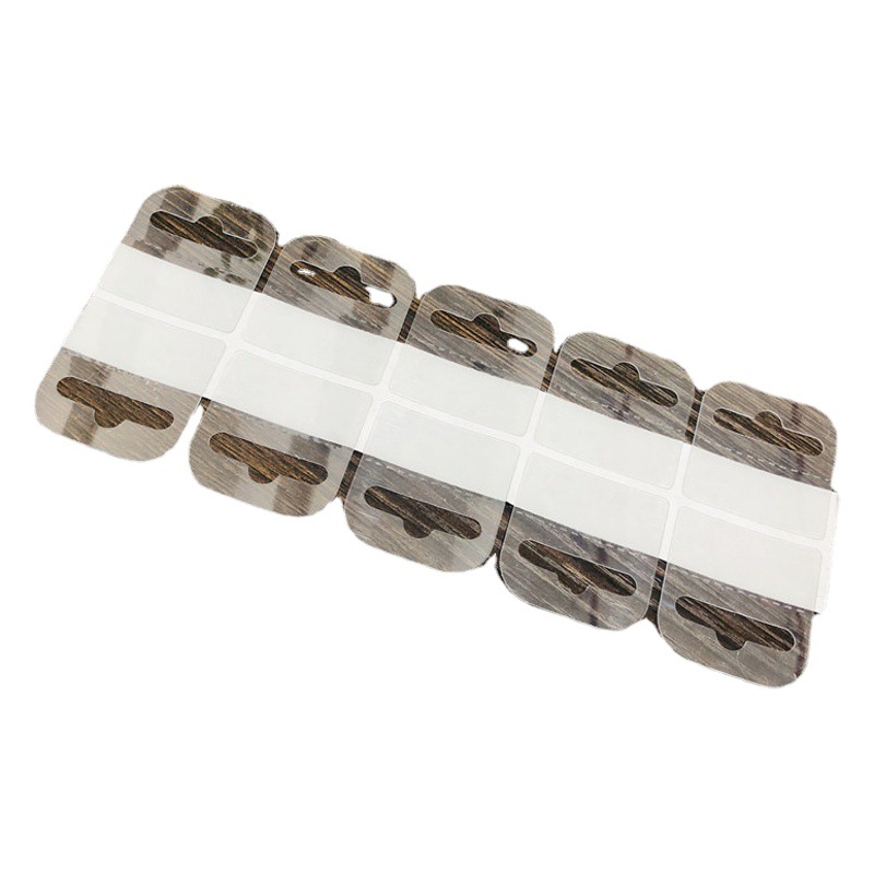 Triángulo agujero G-tipo gancho en forma de J caja de color bolso gancho autoadhesivo Agujero de avión de PET de PVC fuerte transparente agujero redondo