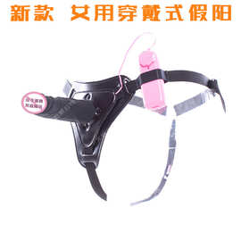 成人玩具震动硅胶阳具皮裤女同内裤情趣阴栓肛塞拉拉调情