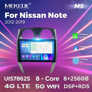Nissan Note 2012-2019 Nissan Sunny Android ağıllı naviqasiya sistemi Carplay