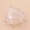 Plastic square round box heart shaped, accessory, toy